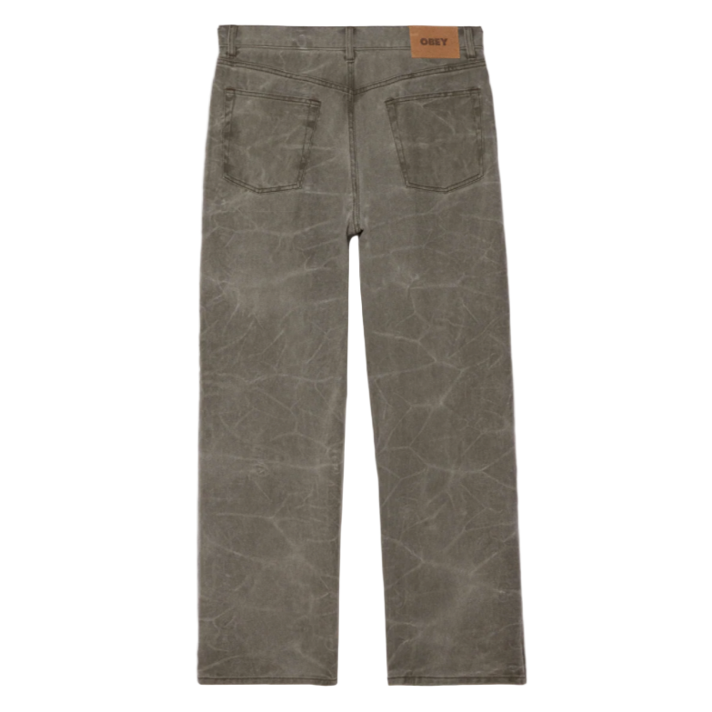 Obey Classic Wrinkle Baggy Denim Pant