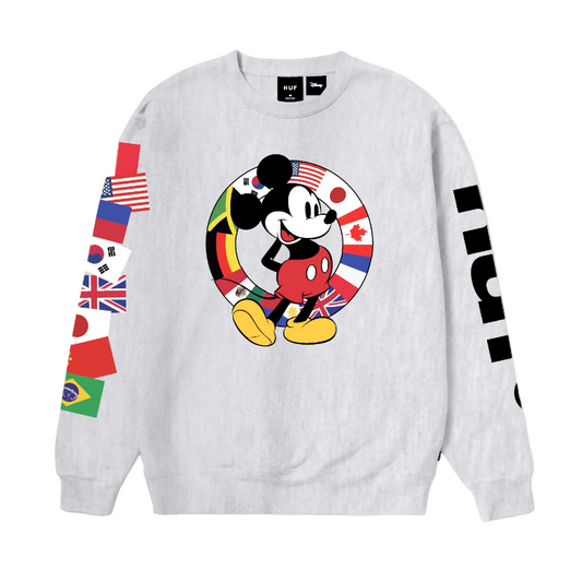 Huf x Mickey Mouse Worldwide Tour Crewneck