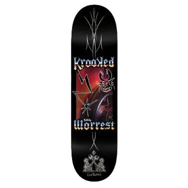 Krooked Deck Worrest Chrome Zone 8.3 Twin Tail Slick