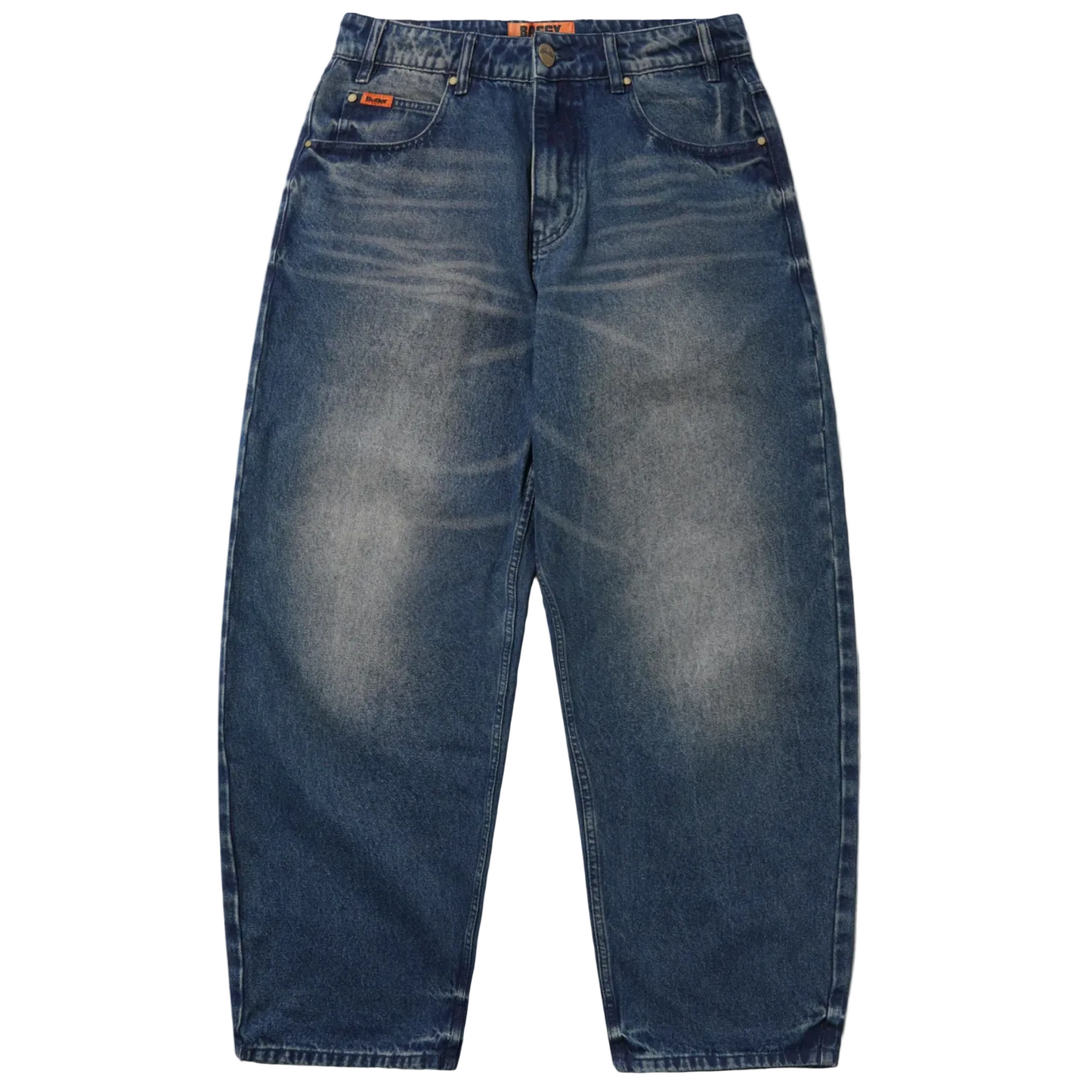 Butter Goods Baggy Denim Jeans Dark Indigo
