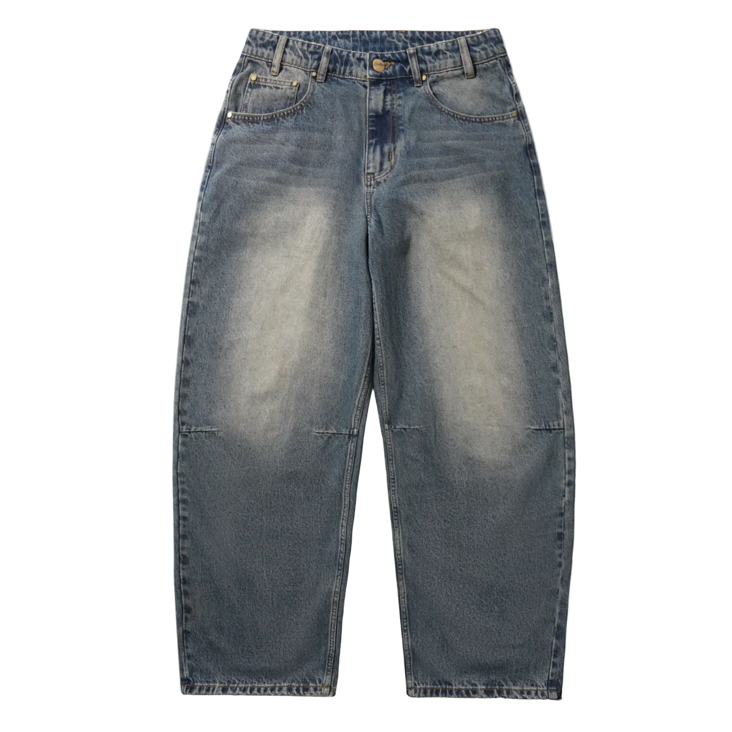 Butter Goods Wide Cut Denim Jeans Dirty Wash Indigo