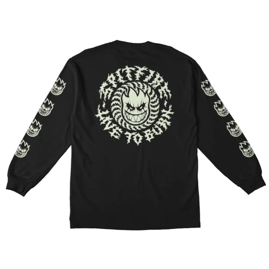 Spitfire Deathmask Glow In The Dark L/S