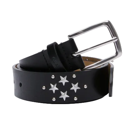 Obey Studded Star Belt Black