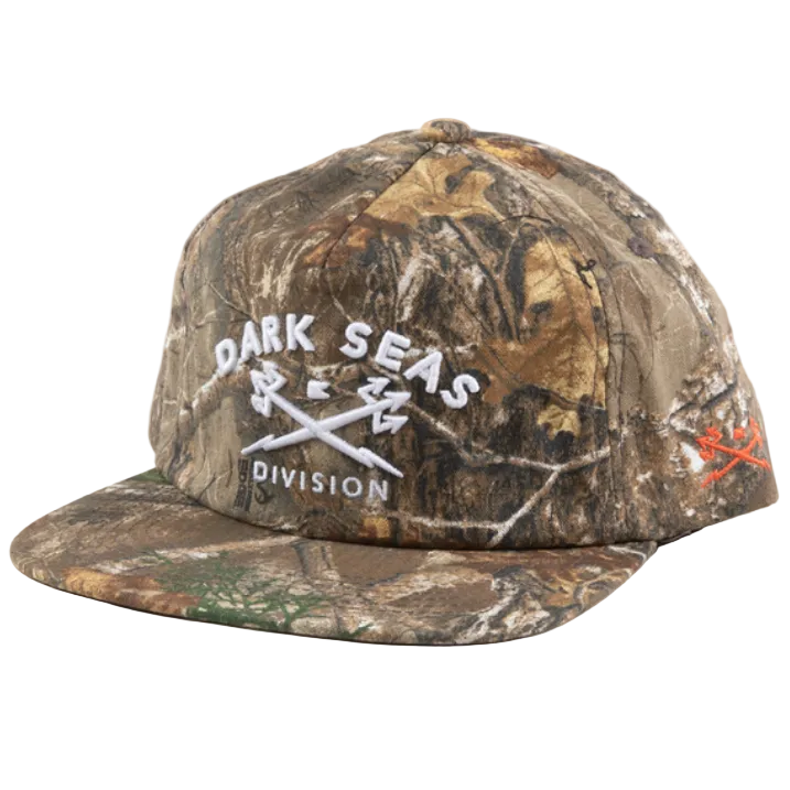 Dark Seas Tridents Real Tree Hat