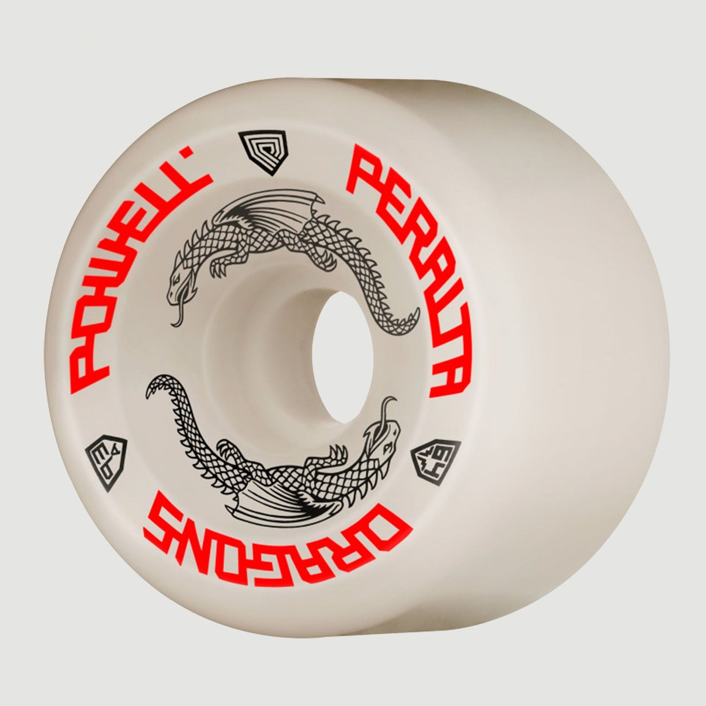 Powell Peralta Dragon Formula 93A Off White Skateboard Wheels 64mm