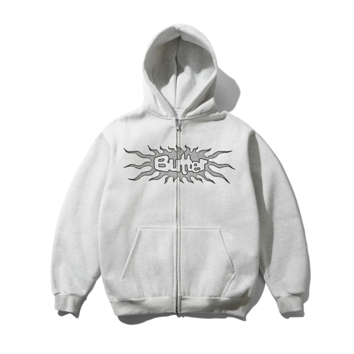 Butter Goods Solar Zip Thru Hood Ash