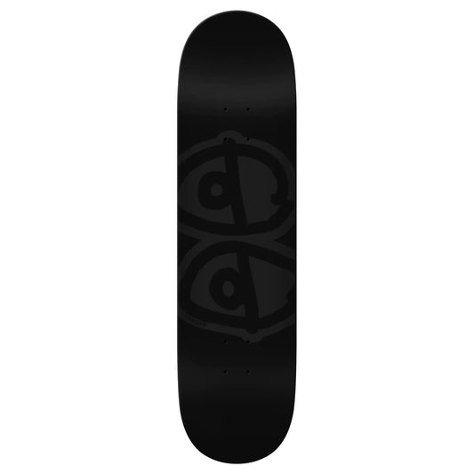 Krooked Skateboards Team Eyes 8.5" Deck - Black Dipped