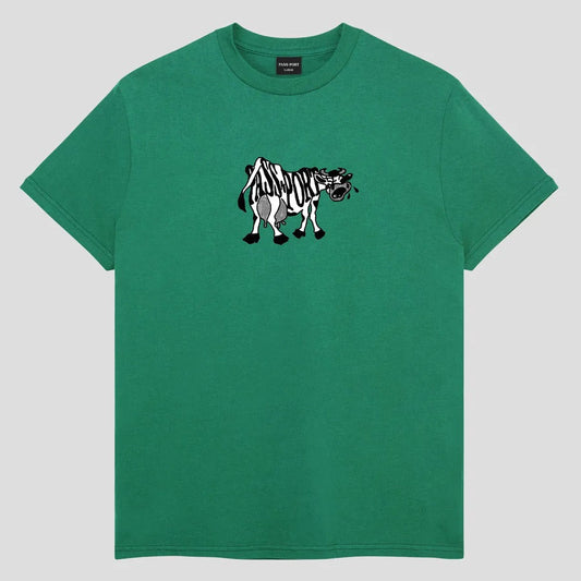 Pass~Port Crying Cow Tee Kelly Green