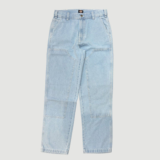 Dickies Washed Denim Double Knee Pant