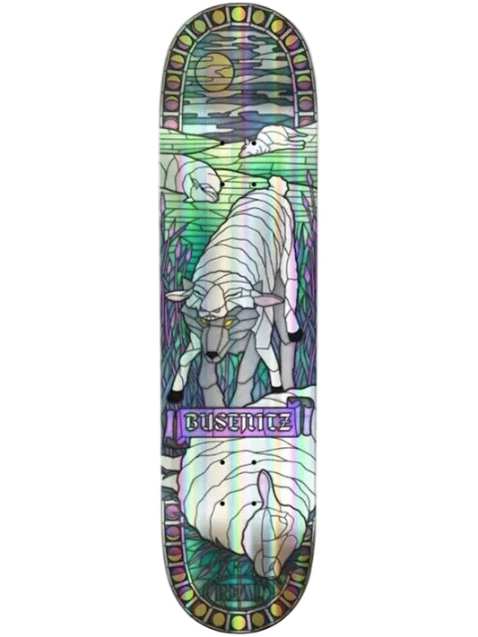Real Busenitz Holographic Cathedral Skateboard Deck 8.38