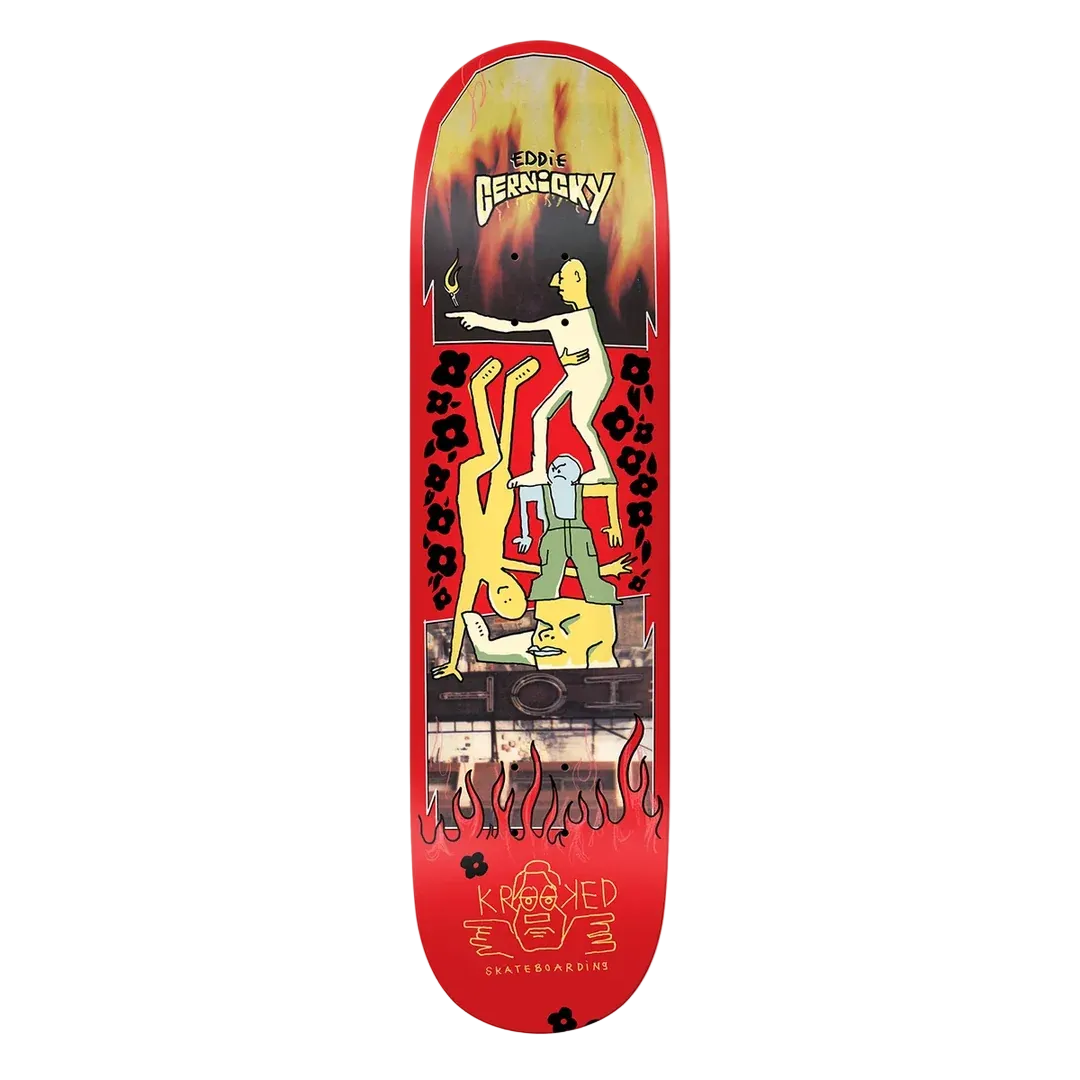 Krooked Skateboards  Matt Cernicky Hot Deck 8.25