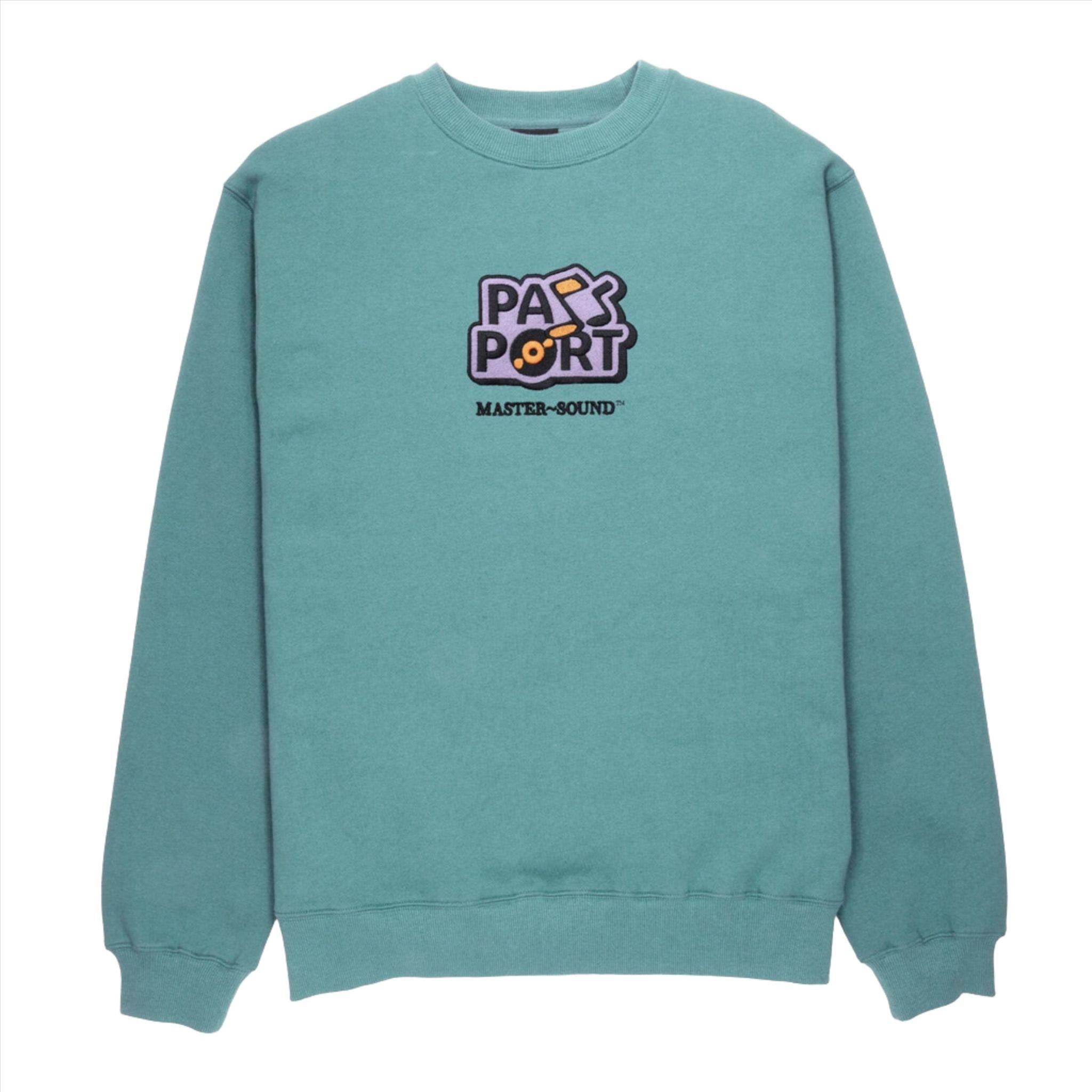 Passport Master Sound Series Embroidered Crewneck Teal – Brooklyn