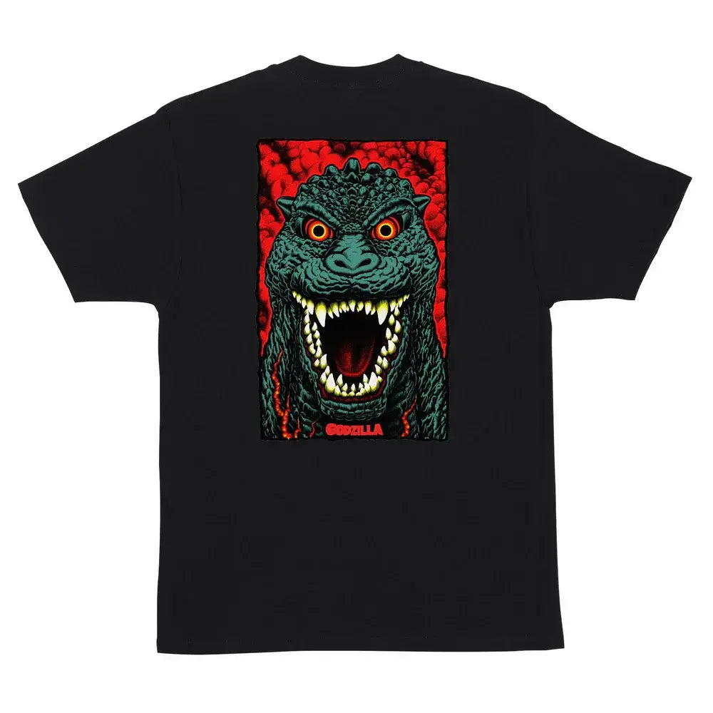 Santa Cruz Godzilla Destroyer Stripes T-Shirt Heavyweight