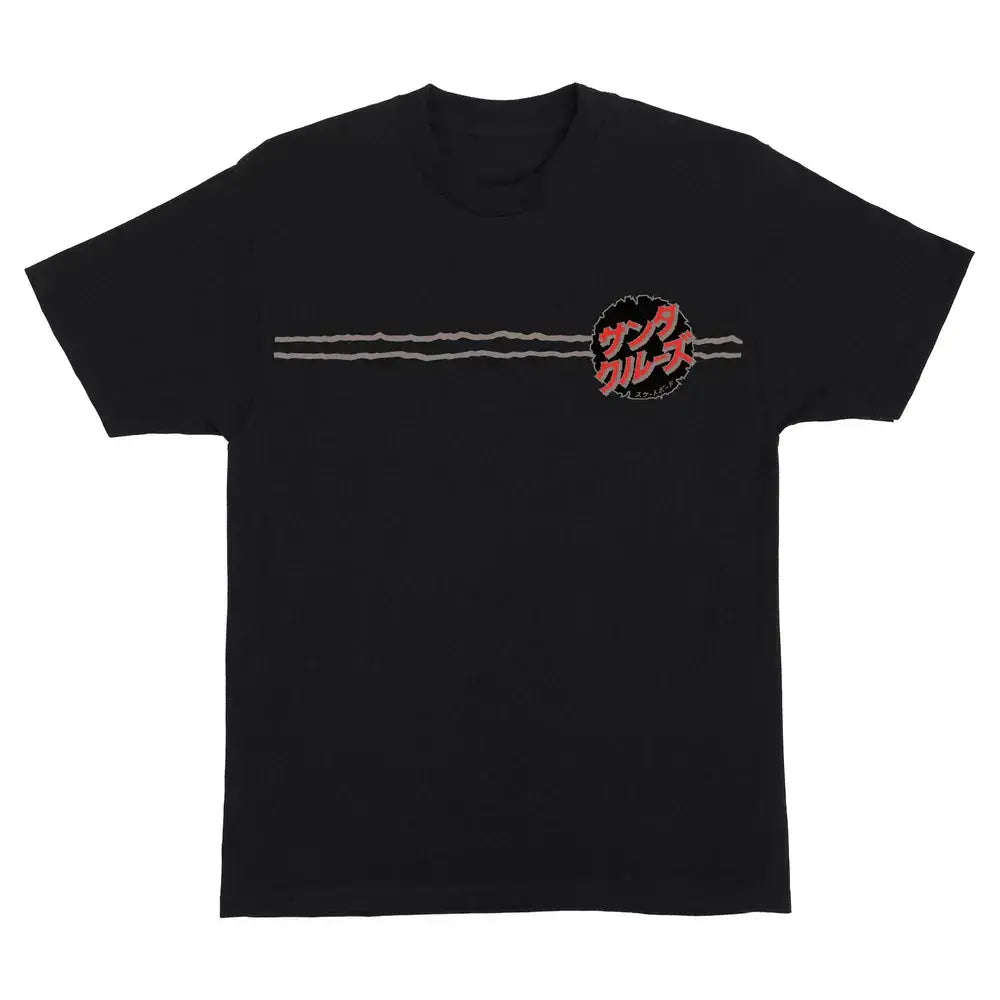 Santa Cruz Godzilla Destroyer Stripes T-Shirt Heavyweight