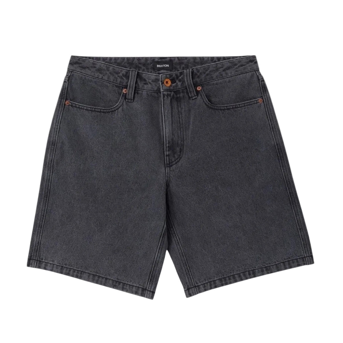 Brixton Relaxed Short Washed Black Denim