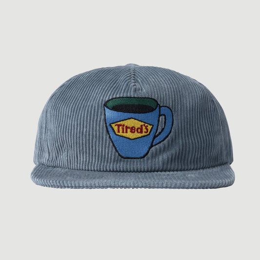 Tired Skateboards Tired's Washed Corduroy Cap Rain