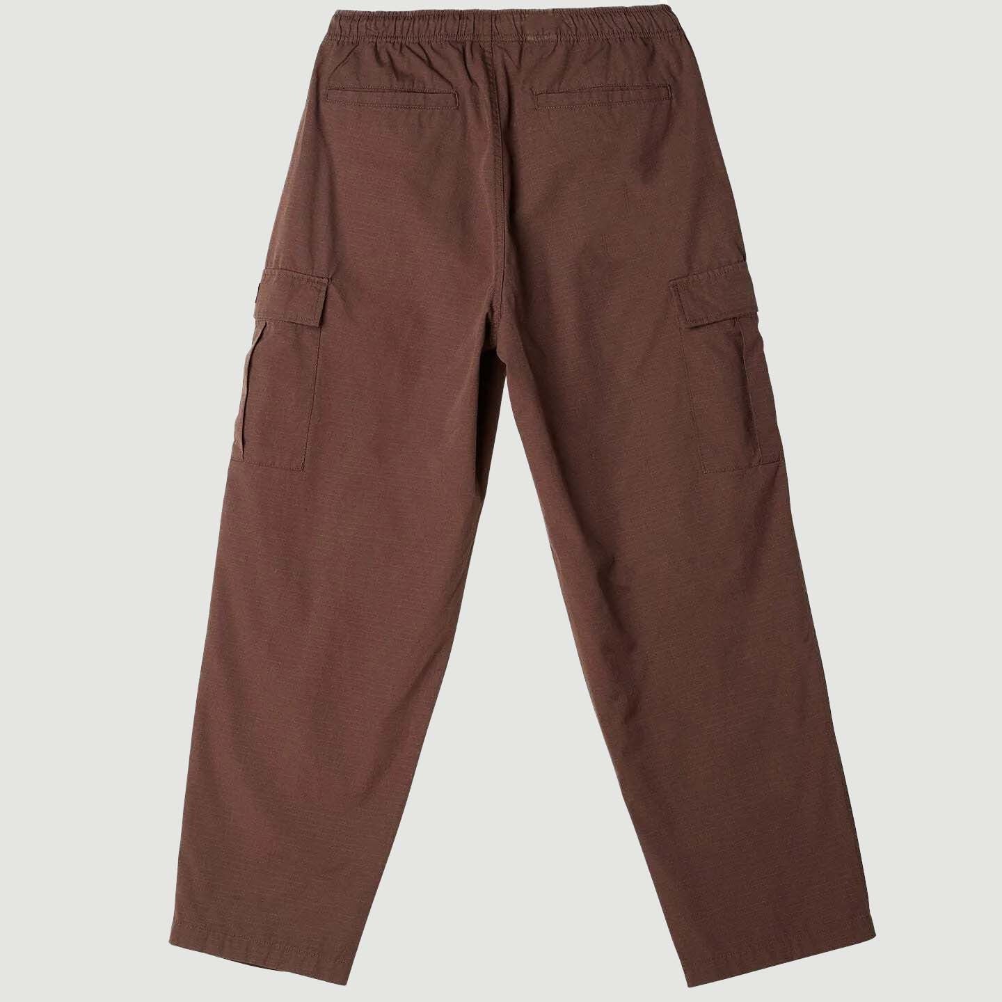 Obey Easy Ripstop Cargo Pant Dark Brown