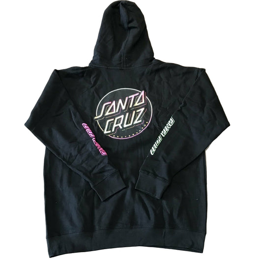 Santa Cruz Contra Dot Sweatshirt Black Rainbow