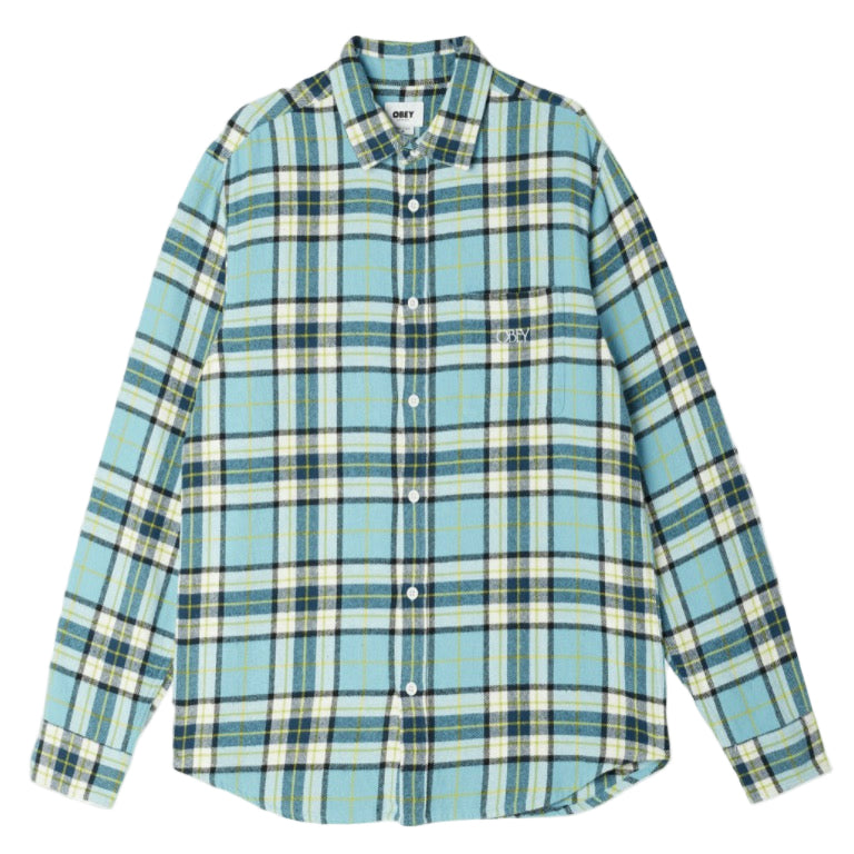 Obey Vince Woven Arctic Blue Multi
