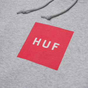 Huf Essentials Box Logo Pullover Hoodie Athletic Heather