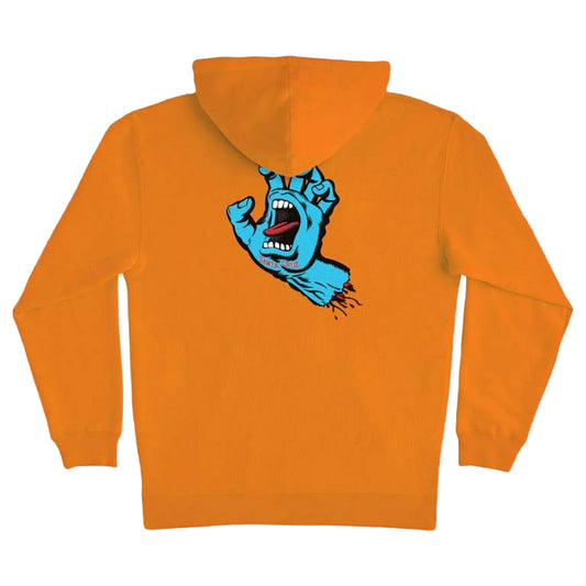 Santa Cruz Screaming Hand Pullover Hoodie Safety Orange