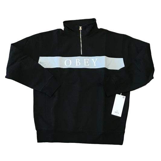 Obey Thief Mock Neck Black