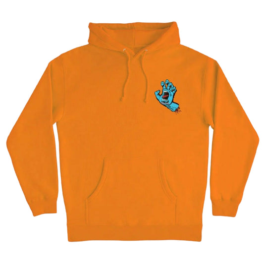 Santa Cruz Screaming Hand Pullover Hoodie Safety Orange