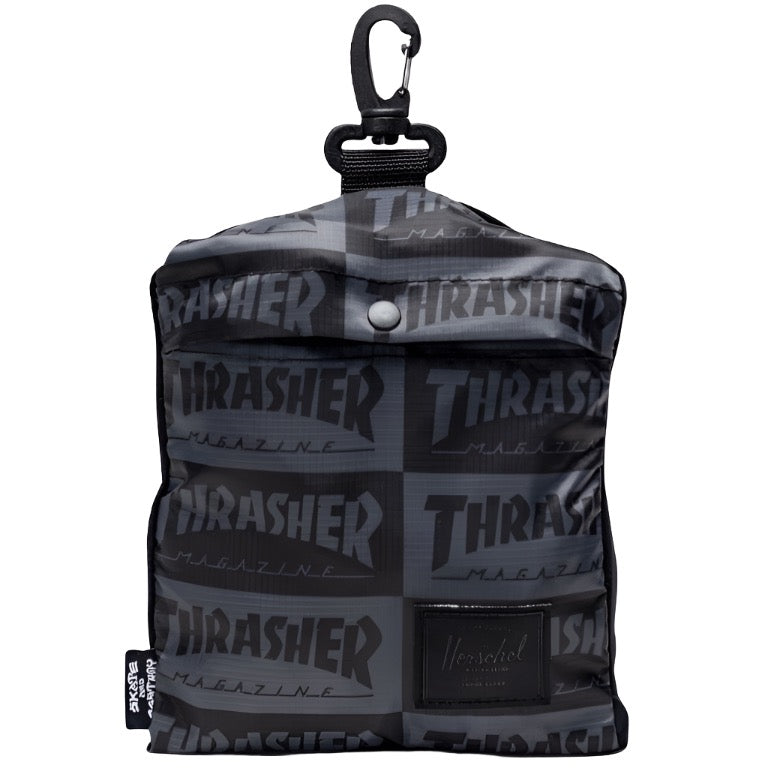 Herschel x Thrasher Packable Daypack Black/Grey