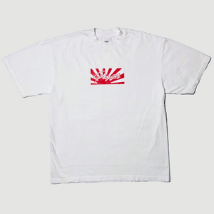 Sun Box Logo Tee White