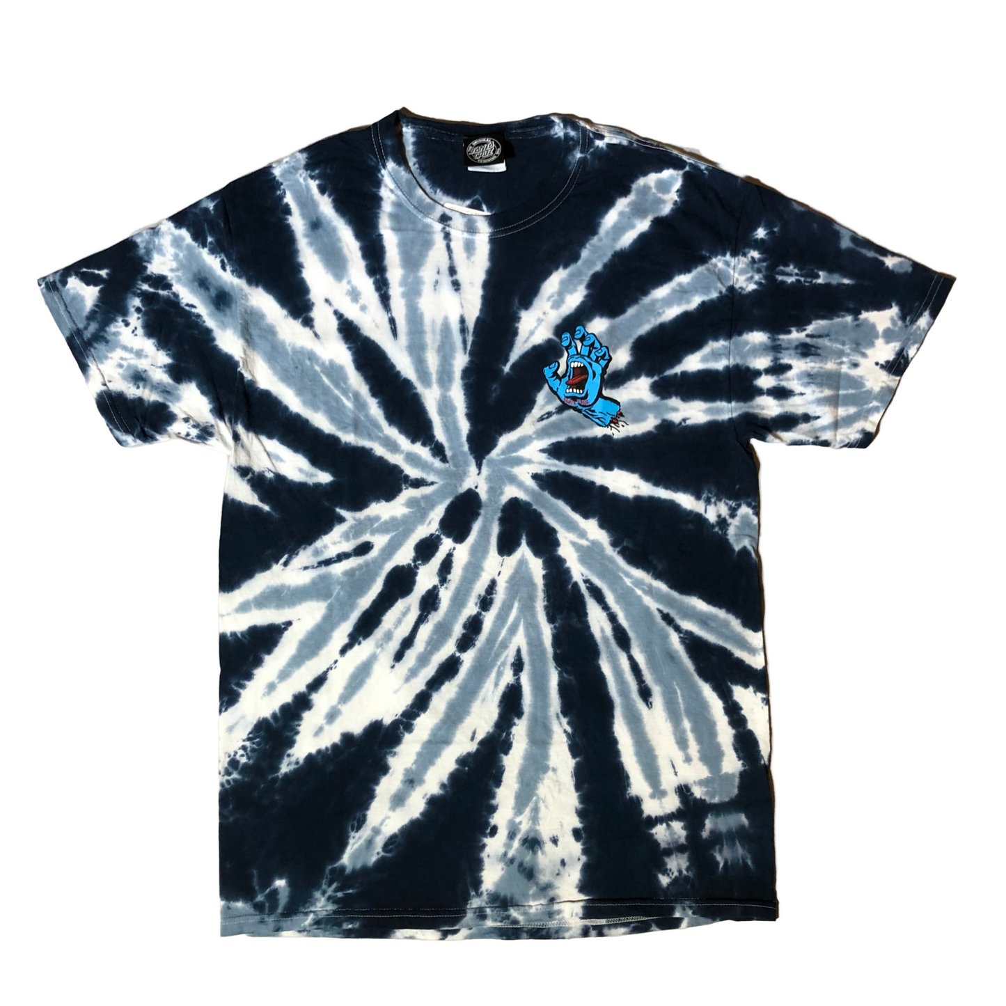 Santa Cruz Screaming Hand S/S Twist Navy