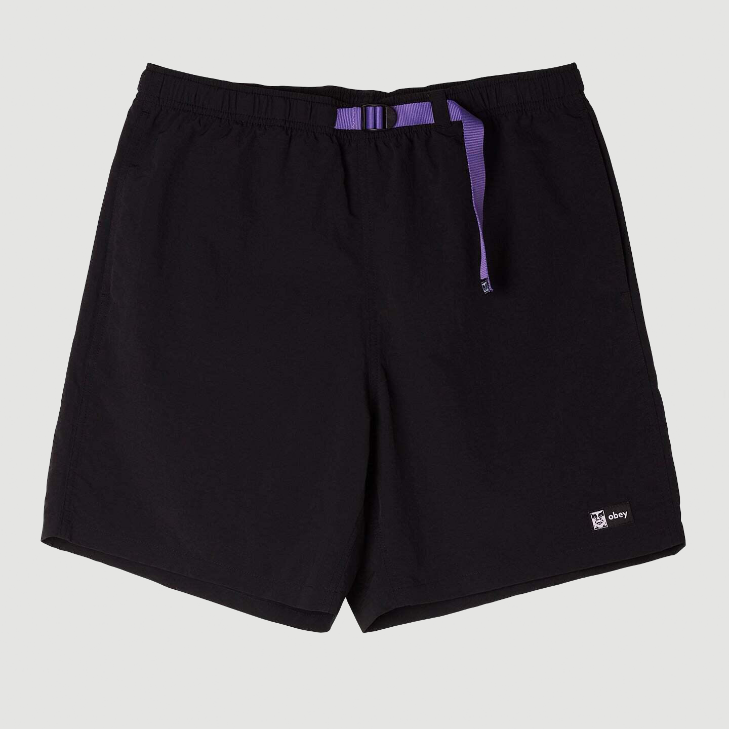Obey Easy Relaxed Track Short Black